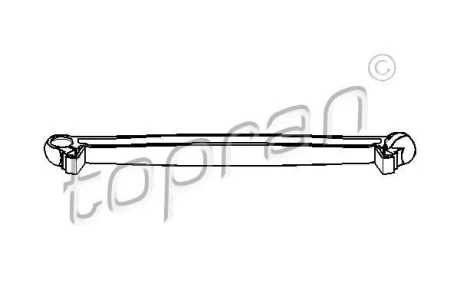 Механізм наконечника поперечної рульової тяги (/210mm) OPEL ASTRA F, ASTRA F CLASSIC, COMBO, CORSA A, CORSA A TR, CORSA B, TIGRA 1.0-2.0 09.82-01.05 TOPRAN / HANS PRIES 207688