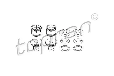 Ремкомплект механізму перемикання передач OPEL ASTRA F, ASTRA G, ASTRA H, CALIBRA A, COMBO, CORSA B, KADETT E, KADETT E COMBO, VECTRA A, VECTRA B, ZAFIRA A 1.0-2.5 08.84-10.10 TOPRAN / HANS PRIES 207905