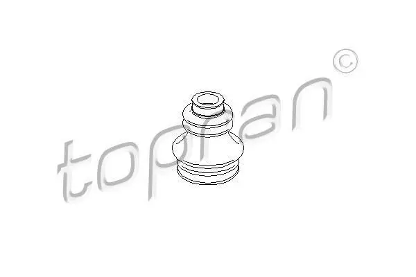 Пильник ШРУС TOPRAN / HANS PRIES 300825 (фото 1)