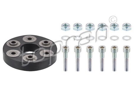 Муфта кардана комплект з болтами та гайками TOPRAN / HANS PRIES 400514