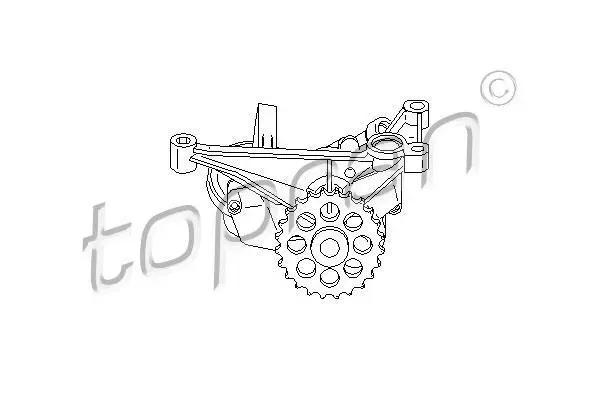 Масляний насос MERCEDES SPRINTER 2-T (B901, B902), SPRINTER 3-T (B903), SPRINTER 4-T (B904) 2.9D 02.95-05.06 TOPRAN / HANS PRIES 401148 (фото 1)