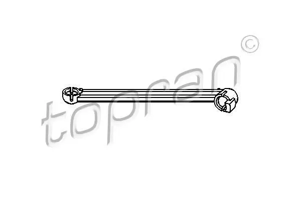 Повітряна заслінка ((стрічка)) DACIA LOGAN, LOGAN EXPRESS, LOGAN MCV, SANDERO RENAULT CLIO II, KANGOO, KANGOO EXPRESS, LOGAN EXPRESS, LOGAN I, MEGANE I, MEGANE I CLASSIC 1.4-1.6LPG 01.96- TOPRAN / HANS PRIES 700668 (фото 1)