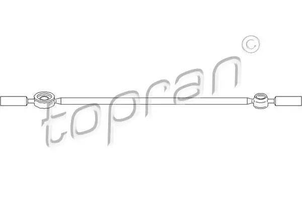 Механізм наконечника поперечної рульової тяги (322mm/322mm) PEUGEOT 206, 206+ 1.1-2.0D 09.98- TOPRAN / HANS PRIES 721259 (фото 1)