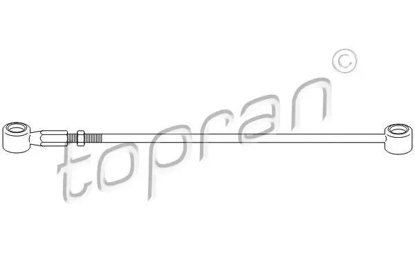 Механізм наконечника поперечної рульової тяги (220mm/233mm) CITROEN BERLINGO, XSARA PEUGEOT 306, PARTNER 1.1-2.0D 04.93-12.15 TOPRAN / HANS PRIES 721307 (фото 1)