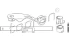 Тяга механізму перемикання передач CITROEN BERLINGO, EVASION, JUMPY I, XANTIA, XM, XSARA, ZX PEUGEOT 205 II, 306, 405 II, 406, 605, 806, EXPERT, PARTNER 06.87-12.15 TOPRAN / HANS PRIES 722140 (фото 1)