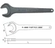 (EN) Slogging open end wrench HEX 19 мм пряме, довжина: 177 мм, 1 шт Toptul AAAT1919 (фото 2)