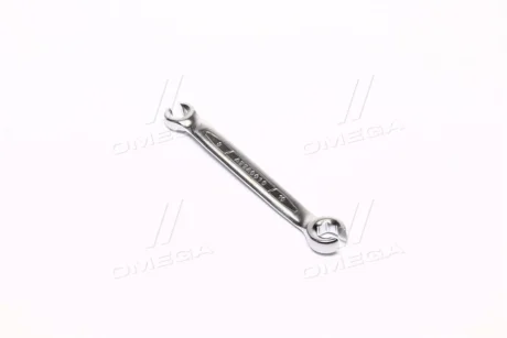 (EN) Double-ended flare nut wrench HEX, 8x10, тип: пряме, 15°, довжина: 130 мм, 1 шт, для гальмівіних трубок / для гідравлічних шлангів / для паливних ліній / (EN) for flare nut Toptul AEEA0810
