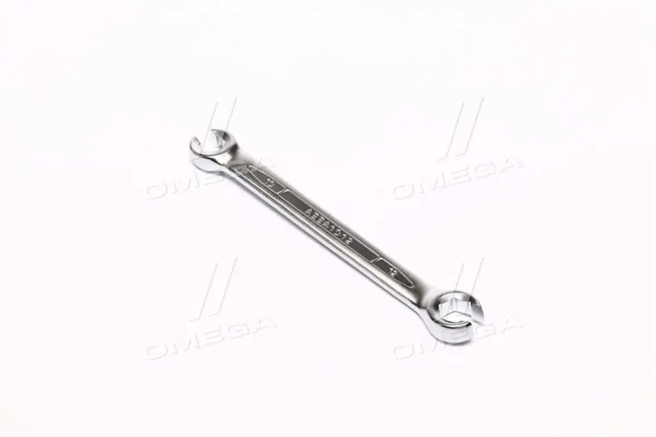 (EN) Double-ended flare nut wrench HEX, 10x12, тип: пряме, 15°, довжина: 150 мм, 1 шт, для гальмівіних трубок / для гідравлічних шлангів / для паливних ліній / (EN) for flare nut Toptul AEEA1012 (фото 1)