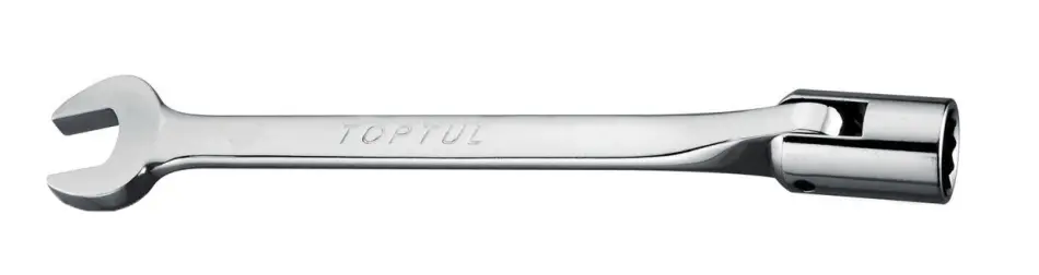 (EN) Combination spanner 12-кутна / HEX 13 мм пряме, кут: 15°, довжина: 210 мм, 1 шт Toptul AEEB1313 (фото 1)