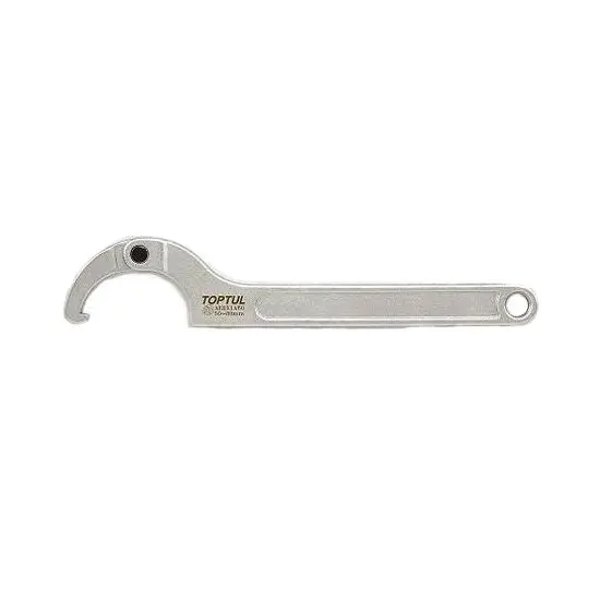 (EN) Hook wrench (EN) for KM/KML/HM bearing nuts / (EN) for SNL/FSNL/SNH/SE bearing housings, розмірний діапазон: 120-180 мм Toptul AEEX1AA8 (фото 1)