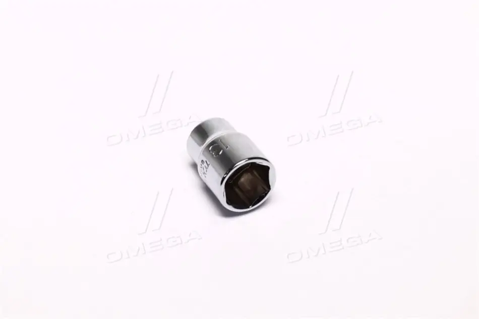 Насадка 1/4" (6,3 мм) 6-кутна, 1 шт, розмір насадок 6/12-кутних (мм): 13 мм, довжина 25мм Toptul BAEA0813 (фото 1)