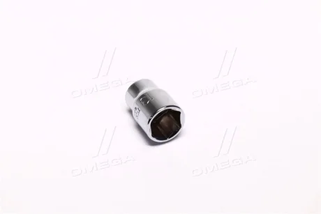 Насадка 1/4" (6,3 мм) 6-кутна, 1 шт, розмір насадок 6/12-кутних (мм): 13 мм, довжина 25мм Toptul BAEA0813