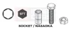 Насадка 3/8" (10 мм) 6-кутна, 1 шт, розмір насадок 6/12-кутних (мм): 7 мм, довжина 28мм Toptul BAEA1207 (фото 4)