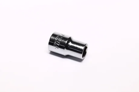 Насадка 1/2" (12,5 мм), 6-кутна, розмір насадок 6/12-кутних (мм): 12 мм, довжина: 38 мм, тип: A, обробка: дзеркало / сатинний хром Toptul BAEA1612