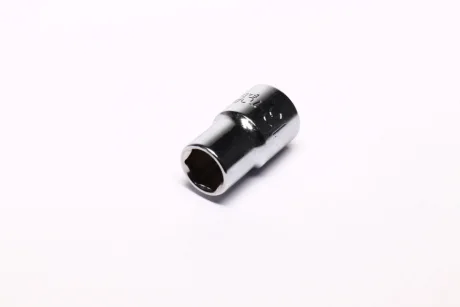 Насадка 1/2" (12,5 мм), 6-кутна, розмір насадок 6/12-кутних (мм): 13 мм, довжина: 38 мм, тип: A, обробка: дзеркало / сатинний хром Toptul BAEA1613