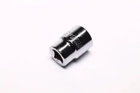 Насадка 1/2" (12,5 мм), 6-кутна, розмір насадок 6/12-кутних (мм): 22 мм, довжина: 40 мм, тип: B, обробка: дзеркало / сатинний хром Toptul BAEA1622
