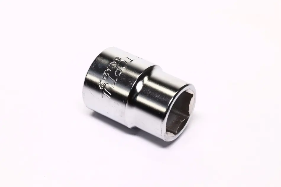 Насадка 3/4" (20 мм) 6-кутна, 1 шт, розмір насадок 6/12-кутних (мм): 22 мм, довжина 50мм Toptul BAEA2422 (фото 1)