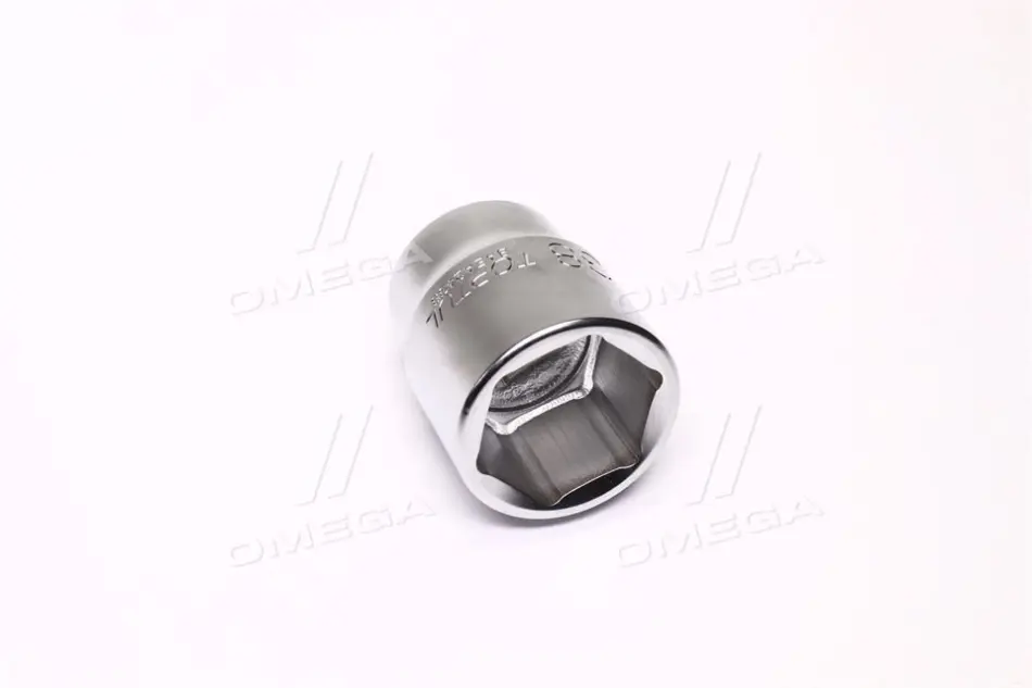 Насадка 3/4" (20 мм) 6-кутна, 1 шт, розмір насадок 6/12-кутних (мм): 38 мм, довжина 60мм Toptul BAEA2438 (фото 1)
