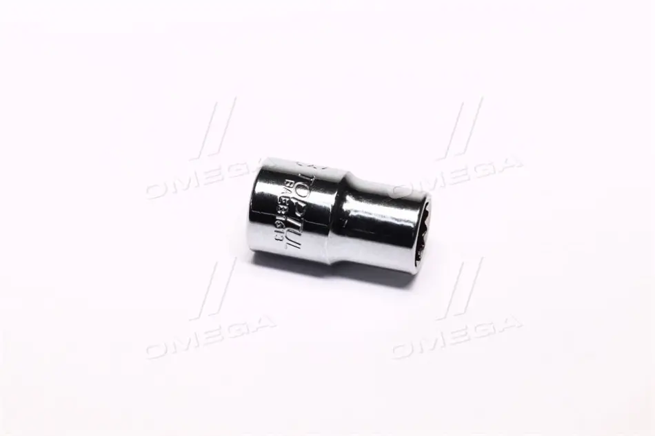Насадка 1/2" (12,5 мм) 12-кутна, 1 шт, розмір насадок 6/12-кутних (мм): 13 мм, довжина 38мм Toptul BAEB1613 (фото 1)