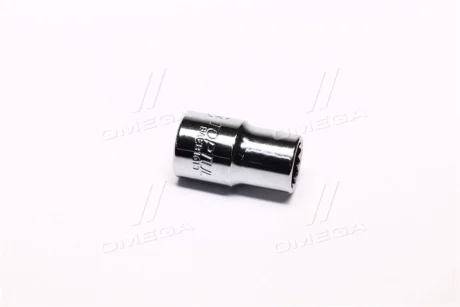 Насадка 1/2" (12,5 мм) 12-кутна, 1 шт, розмір насадок 6/12-кутних (мм): 13 мм, довжина 38мм Toptul BAEB1613