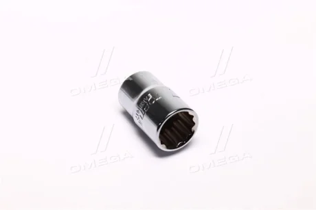 Насадка 1/2" (12,5 мм) 12-кутна, 1 шт, розмір насадок 6/12-кутних (мм): 17 мм, довжина 38мм Toptul BAEB1617