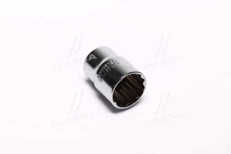 Насадка 1/2" (12,5 мм) 12-кутна, 1 шт, розмір насадок 6/12-кутних (мм): 21 мм, довжина 38мм Toptul BAEB1621