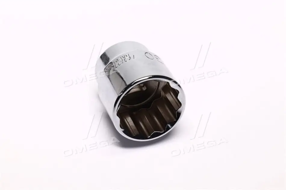 Насадка 1/2" (12,5 мм) 12-кутна, 1 шт, розмір насадок 6/12-кутних (мм): 30 мм, довжина 45мм Toptul BAEB1630 (фото 1)