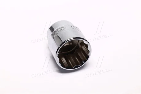 Насадка 1/2" (12,5 мм) 12-кутна, 1 шт, розмір насадок 6/12-кутних (мм): 30 мм, довжина 45мм Toptul BAEB1630