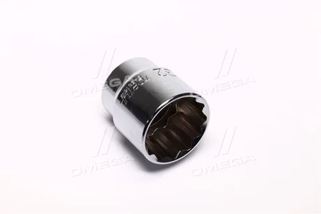 Насадка 1/2" (12,5 мм) 12-кутна, 1 шт, розмір насадок 6/12-кутних (мм): 32 мм, довжина 45мм Toptul BAEB1632