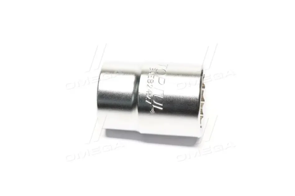 Насадка 3/4" (20 мм) 12-кутна, 1 шт, розмір насадок 6/12-кутних (мм): 27 мм, довжина 52мм Toptul BAEB2427 (фото 1)