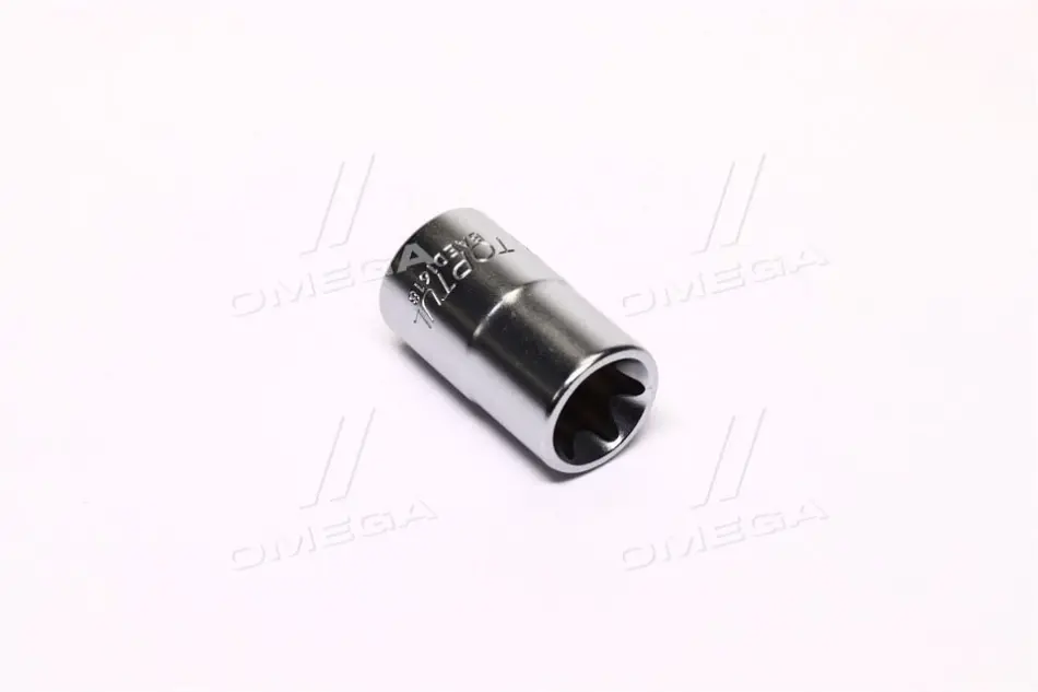 Насадка 1/2" (12,5 мм) E-TORX, 1 шт, E18, довжина 38мм Toptul BAED1618 (фото 1)