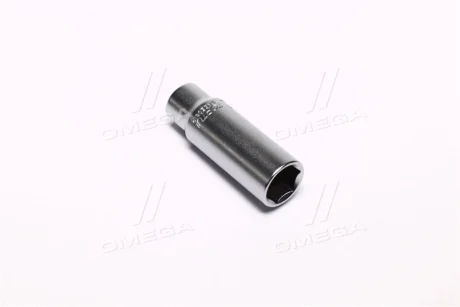 Насадка 1/4" (6,3 мм) 6-кутна, 1 шт, розмір насадок 6/12-кутних (мм): 12 мм, довжина 50мм Toptul BAEE0812