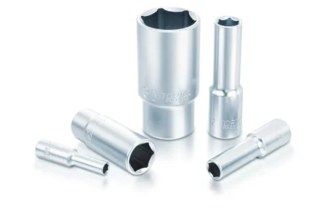 Насадка 1/4" (6,3 мм) 6-кутна, 1 шт, розмір насадок 6/12-кутних (мм): 4.5 мм, довжина 50мм Toptul BAEE084E