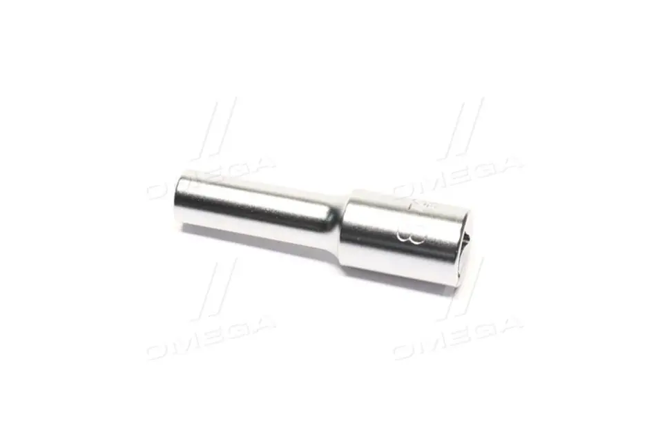 Насадка 3/8" (10 мм) 6-кутна, 1 шт, розмір насадок 6/12-кутних (мм): 8 мм, довжина 63мм Toptul BAEE1208 (фото 1)