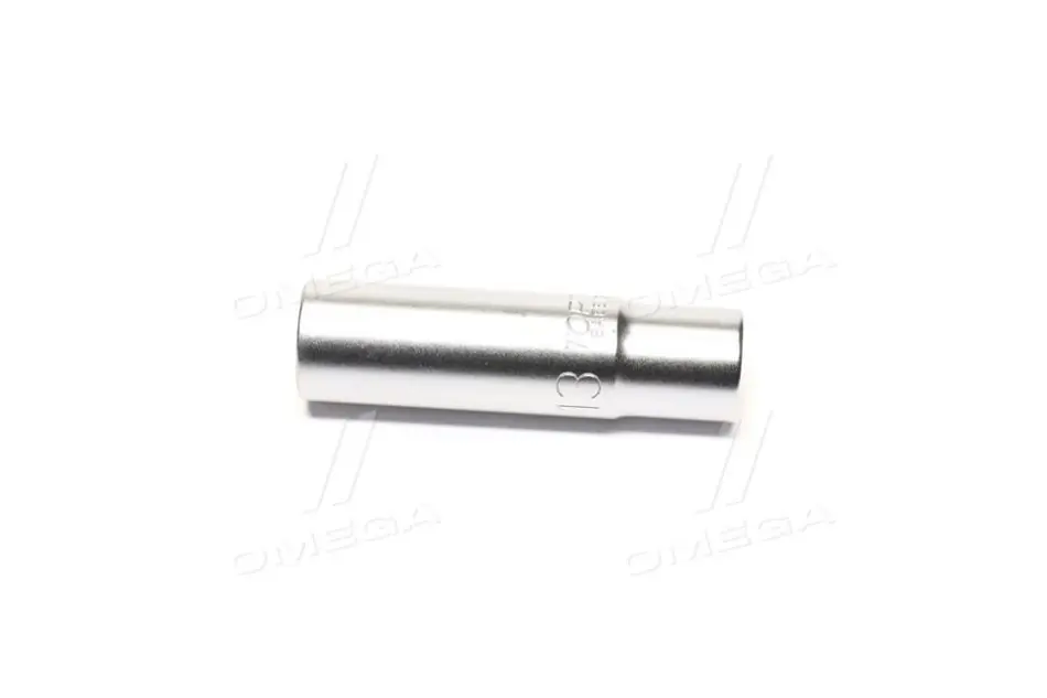 Насадка 3/8" (10 мм) 6-кутна, 1 шт, розмір насадок 6/12-кутних (мм): 13 мм, довжина 63мм Toptul BAEE1213 (фото 1)