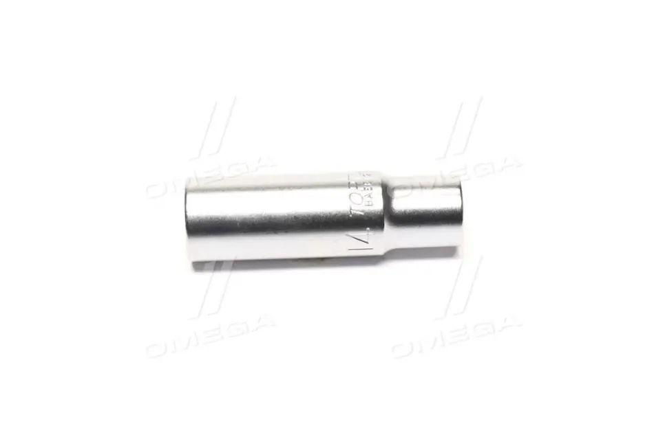 Насадка 3/8" (10 мм) 6-кутна, 1 шт, розмір насадок 6/12-кутних (мм): 14 мм, довжина 63мм Toptul BAEE1214 (фото 1)
