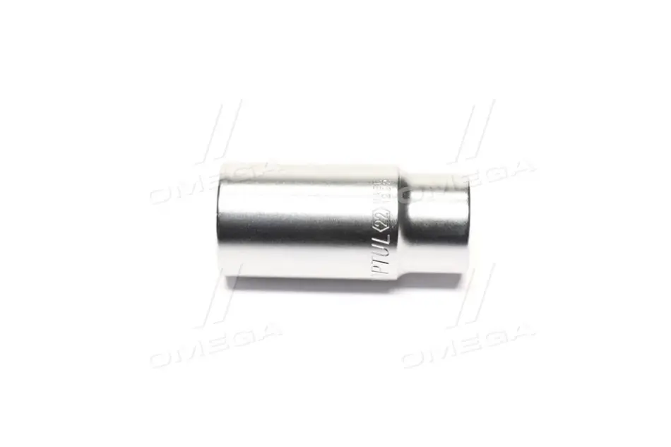 Насадка 3/8" (10 мм) 6-кутна, 1 шт, розмір насадок 6/12-кутних (мм): 22 мм, довжина 63мм Toptul BAEE1222 (фото 1)