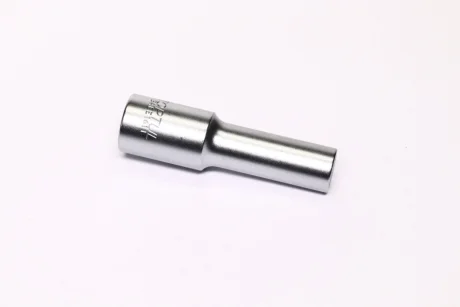 Насадка 1/2" (12,5 мм), 6-кутна, розмір насадок 6/12-кутних (мм): 11 мм, довжина: 77 мм, тип: A, обробка: сатинний хром Toptul BAEE1611