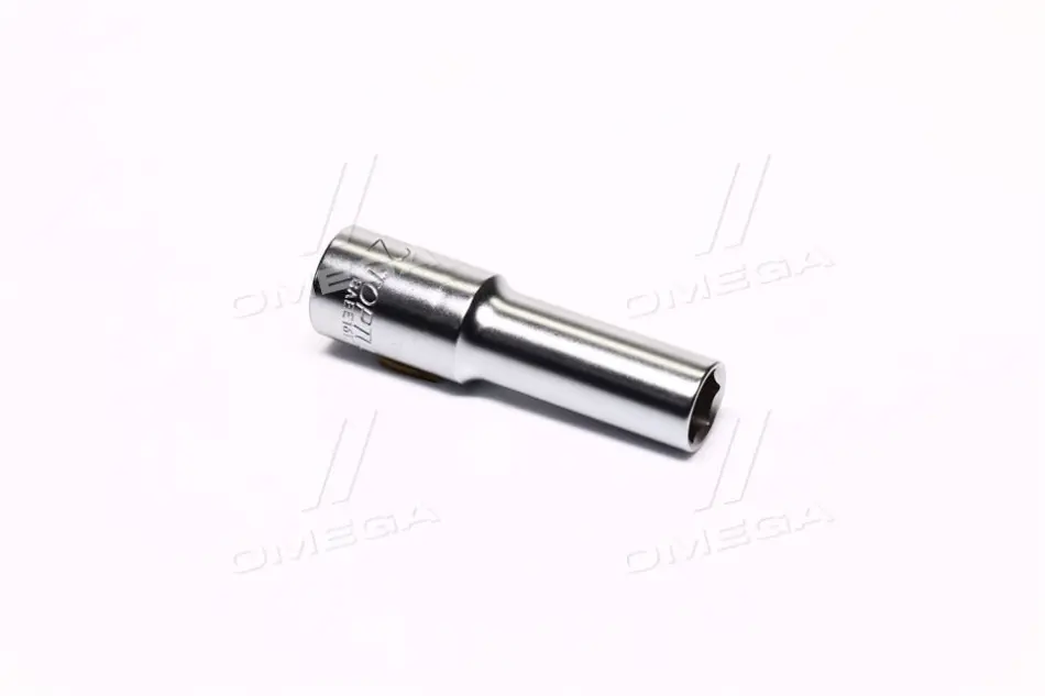 Насадка 1/2" (12,5 мм), 6-кутна, розмір насадок 6/12-кутних (мм): 12 мм, довжина: 77 мм, тип: A, обробка: сатинний хром Toptul BAEE1612 (фото 1)