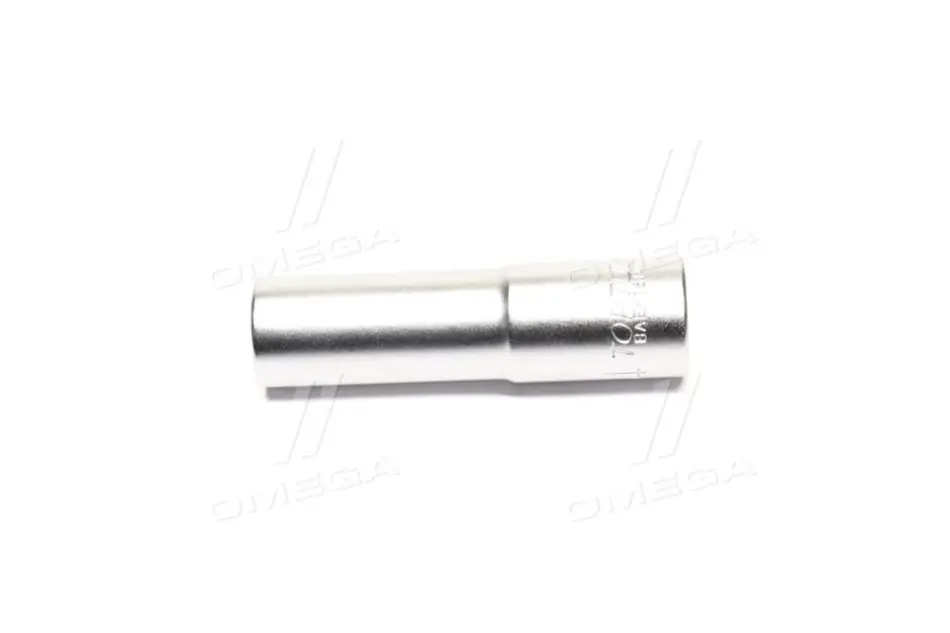 Насадка 1/2" (12,5 мм) 12-кутна, 1 шт, розмір насадок 6/12-кутних (мм): 14 мм, довжина 77мм Toptul BAEF1614 (фото 1)