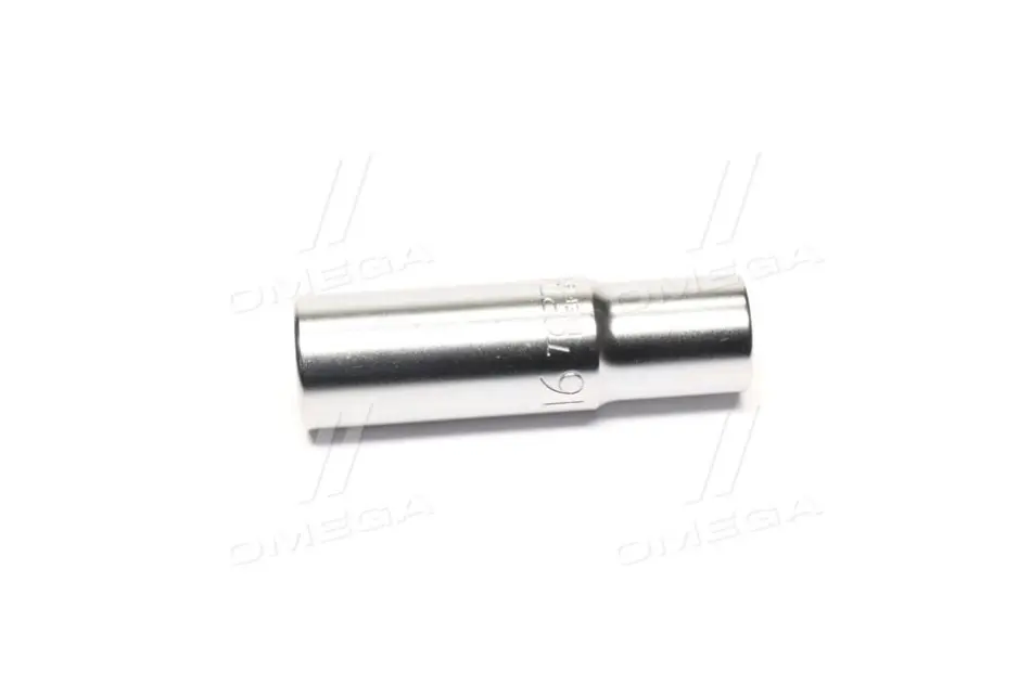 Насадка 1/2" (12,5 мм) 12-кутна, 1 шт, розмір насадок 6/12-кутних (мм): 16 мм, довжина 77мм Toptul BAEF1616 (фото 1)