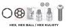 Насадка насадки біти HEX, 1/4", HEX 10 мм, довжина 37мм Toptul BCDA0810 (фото 3)