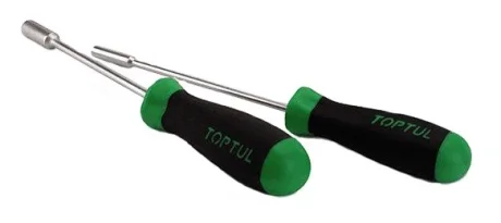 (EN) Handle socket wrench 6-кутна пряме, 6 мм, довжина: 230 мм, ручка: пластик / проти ковзання Toptul FGAB0613