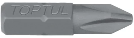 1/4" Біта вставка Phillips, розмір: PH0, розмір шпильки в дюймах: 1/4", розмір шпильки, метрична система: 6,3 мм, довжина: 25 мм Toptul FSBA0800