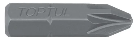 1/4" Біта вставка Pozidriv, розмір: PZ2, розмір шпильки в дюймах: 1/4", розмір шпильки, метрична система: 6,3 мм, довжина: 25 мм Toptul FSCA0802