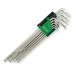 Набір ключів TORX, тип: "L" T10, T15, T20, T25, T27, T30, T40, T45, T50, 9 шт Toptul GAAL0923 (фото 2)