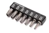 7 шт, розмір гнізда: 1/4",, профіль: TORX / TORX Tamper, розмір ключа для гнізда E-TORX: T10, T10H, T15, T15H, T20, T20H, T25, T25H, T27, T27H, T30, T30H, T40, T40H, T10H, T15H, T20H, T25H, T27H, T30H Toptul GAAV0703 (фото 3)