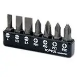 7 шт, профіль: Philips PH / плоска Toptul GAAV0704 (фото 1)