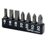 7 шт, профіль: Philips PH / плоска Toptul GAAV0704