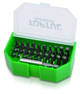Комбінований 31 шт, профіль: HEX / PZ / Philips PH / TORX / плоска, розмір гнізда: 1/4" Toptul GAAW3101